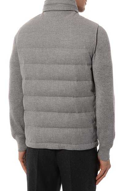 Пуховый жилет BRUNELLO CUCINELLI, арт. MM4851714, фото 4