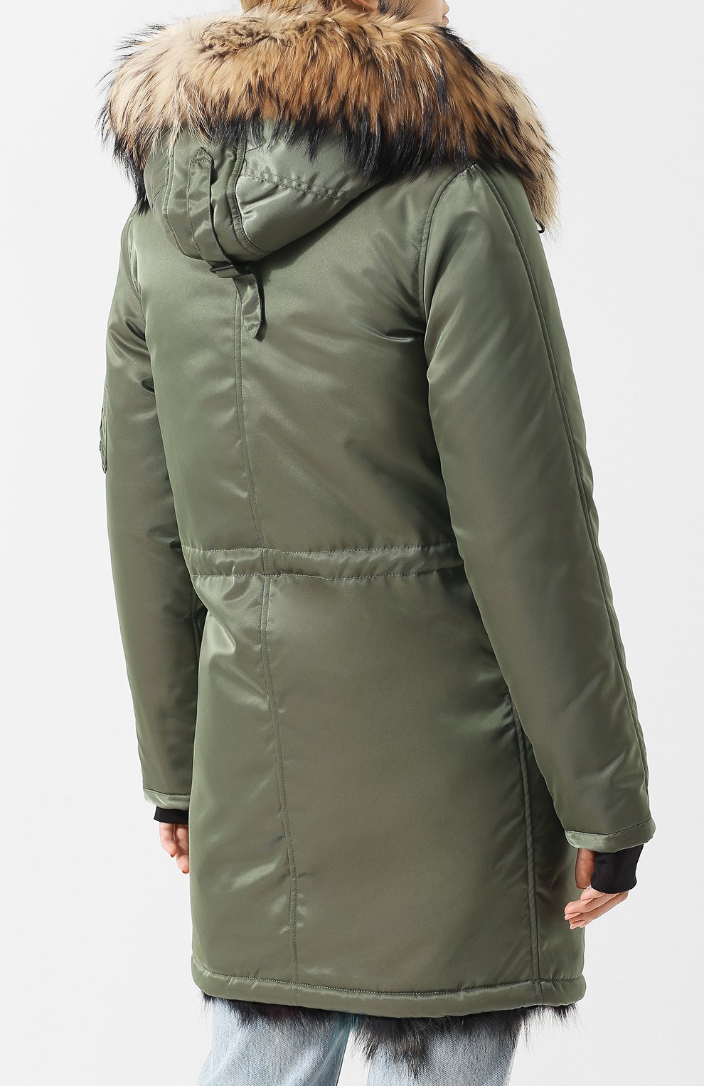 Парка с подстежкой из меха лисы с капюшоном SAM, арт. XW7040SDY, фото 4