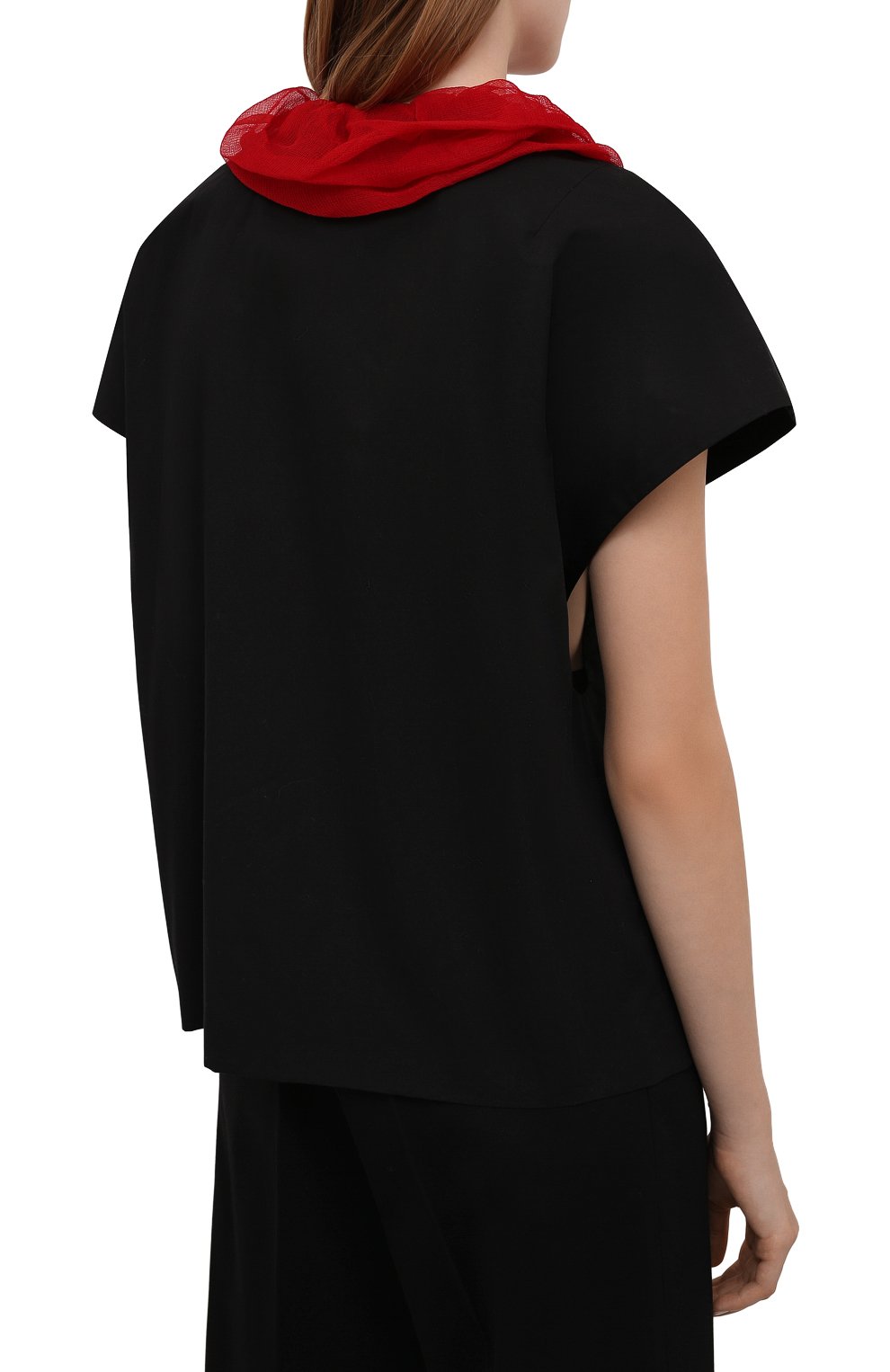 Блузка из хлопка и шелка DRIES VAN NOTEN, арт. 212-010715-3013, фото 4