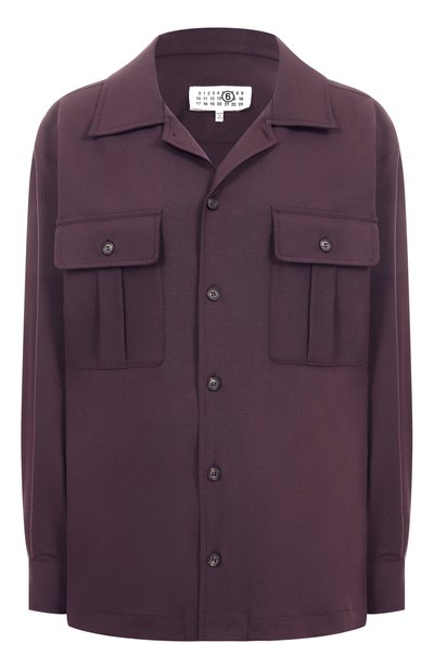 Женская шерстяная рубашка MM6, арт. S62DT0047/M35622