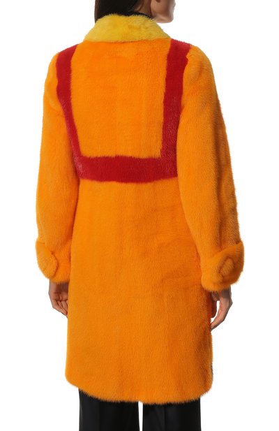 Шуба из норки PRADA, арт. 166391-1HFW-F01BU-211, фото 4