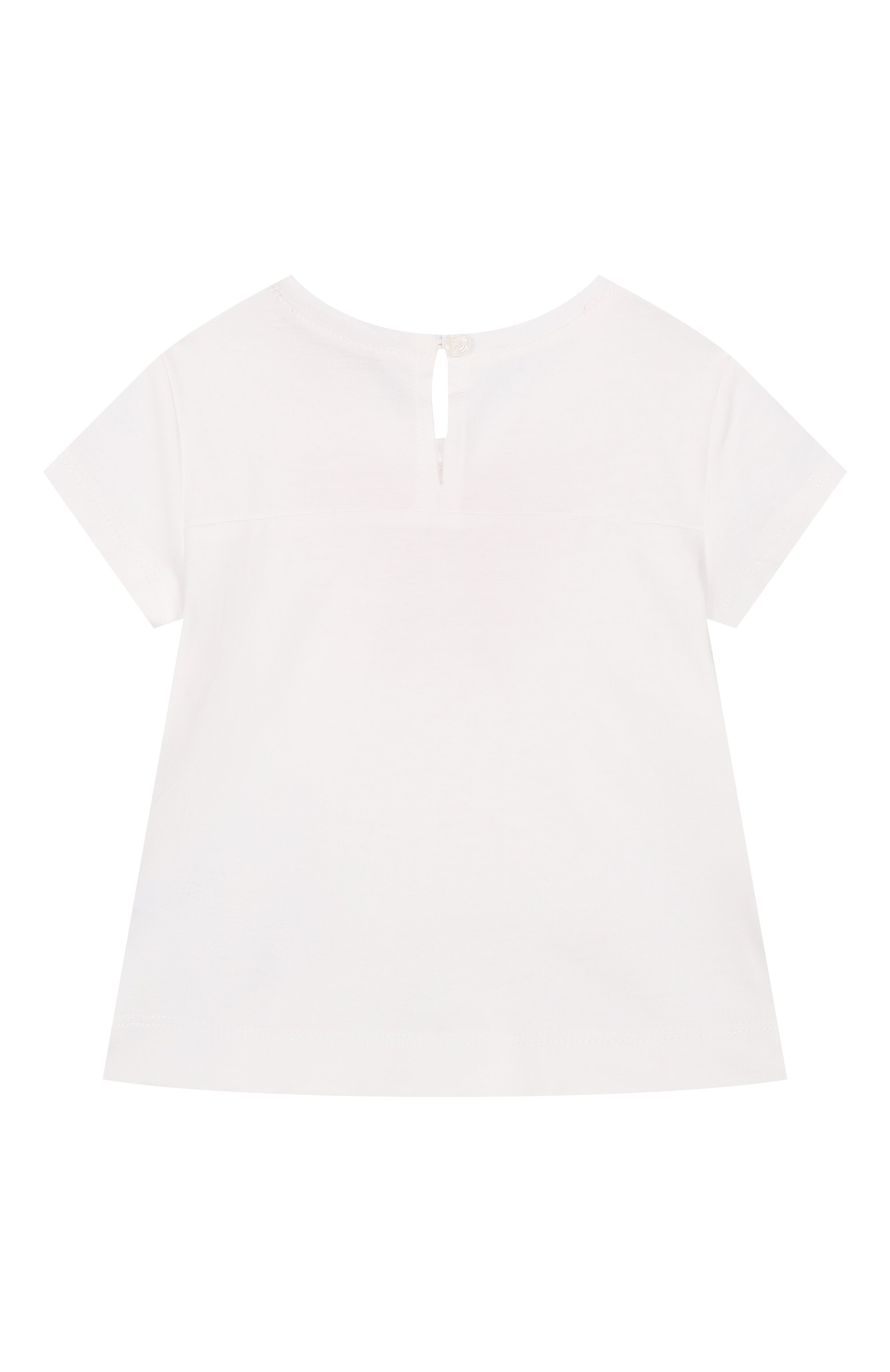 Хлопковая футболка MONNALISA, арт. 31G616, фото 2