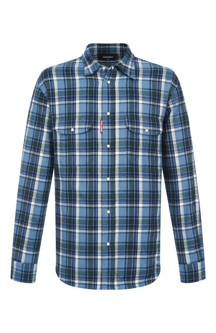 Мужская хлопковая рубашка DSQUARED2, арт. S74DM0948/D35296