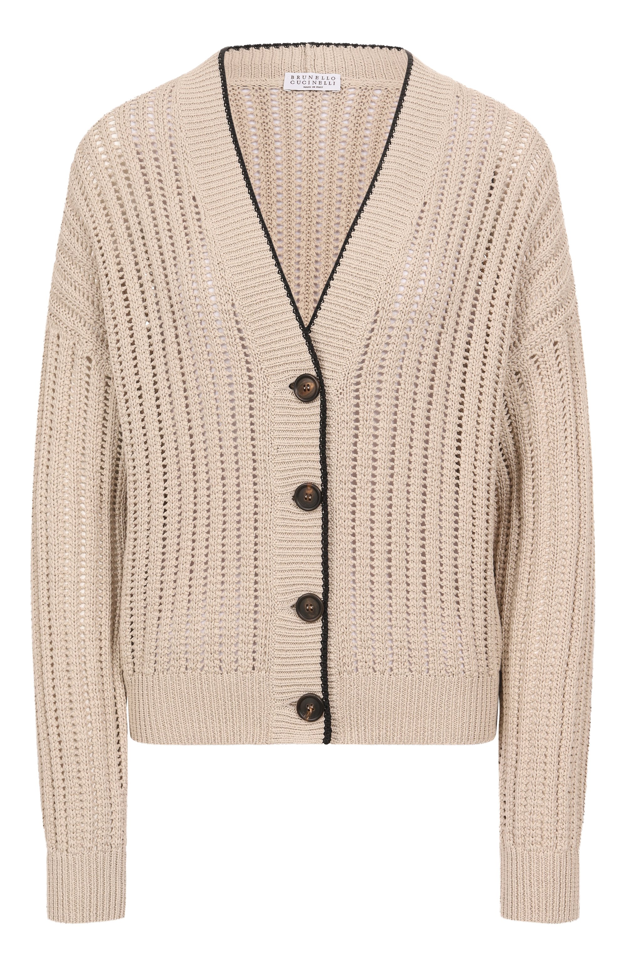 Хлопковый кардиган BRUNELLO CUCINELLI, арт. MSB582016, фото 1