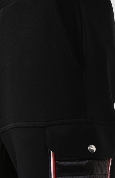 Хлопковые джоггеры с карманами MONCLER, арт. D2-091-87000-50-80473, фото 5