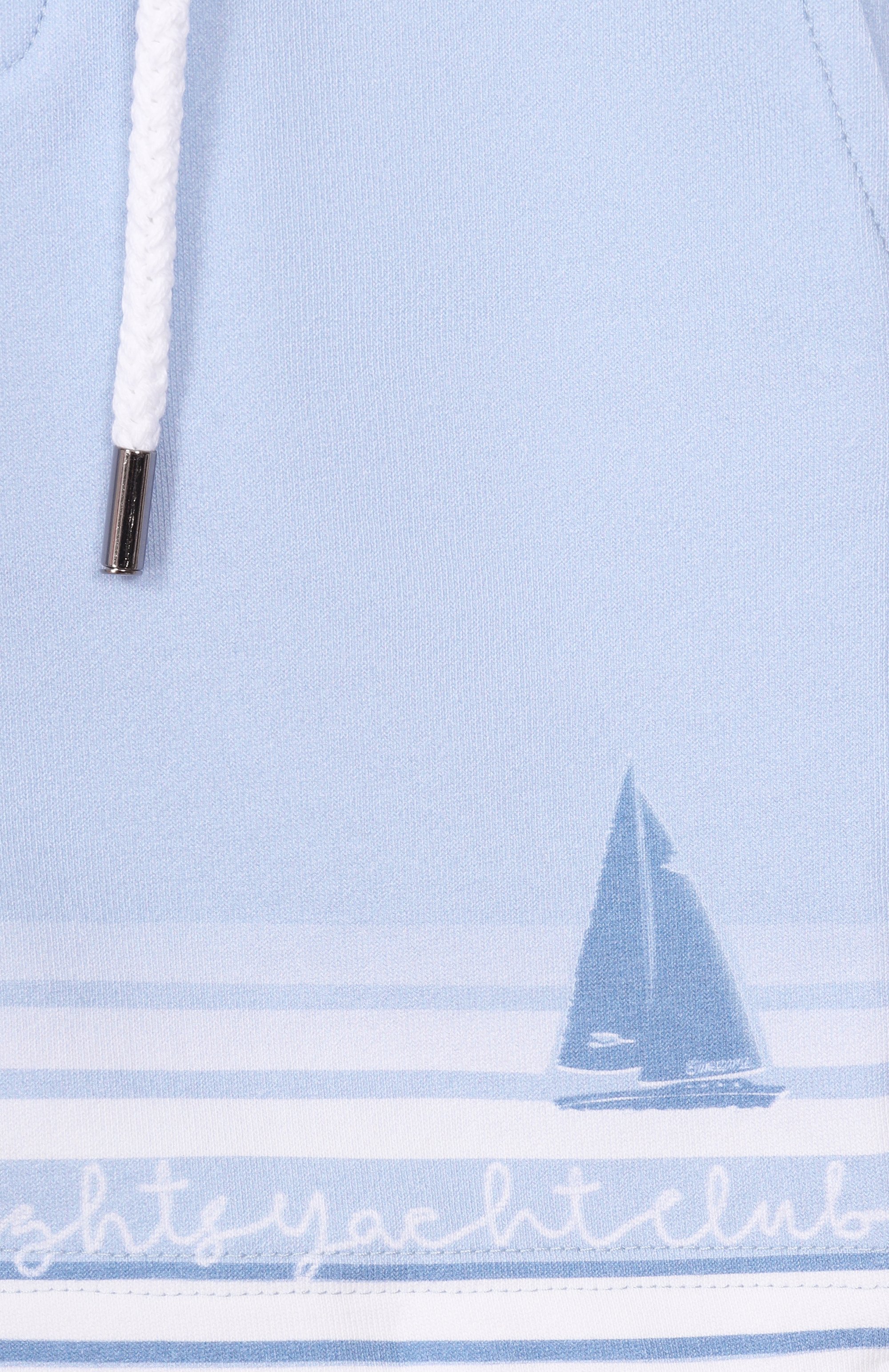 Хлопковые шорты EIRENE голубого цвета по цене 8360 руб., арт. SS26124, фото 3 Хлопковые шорты EIRENE, арт. SS26124, фото 3