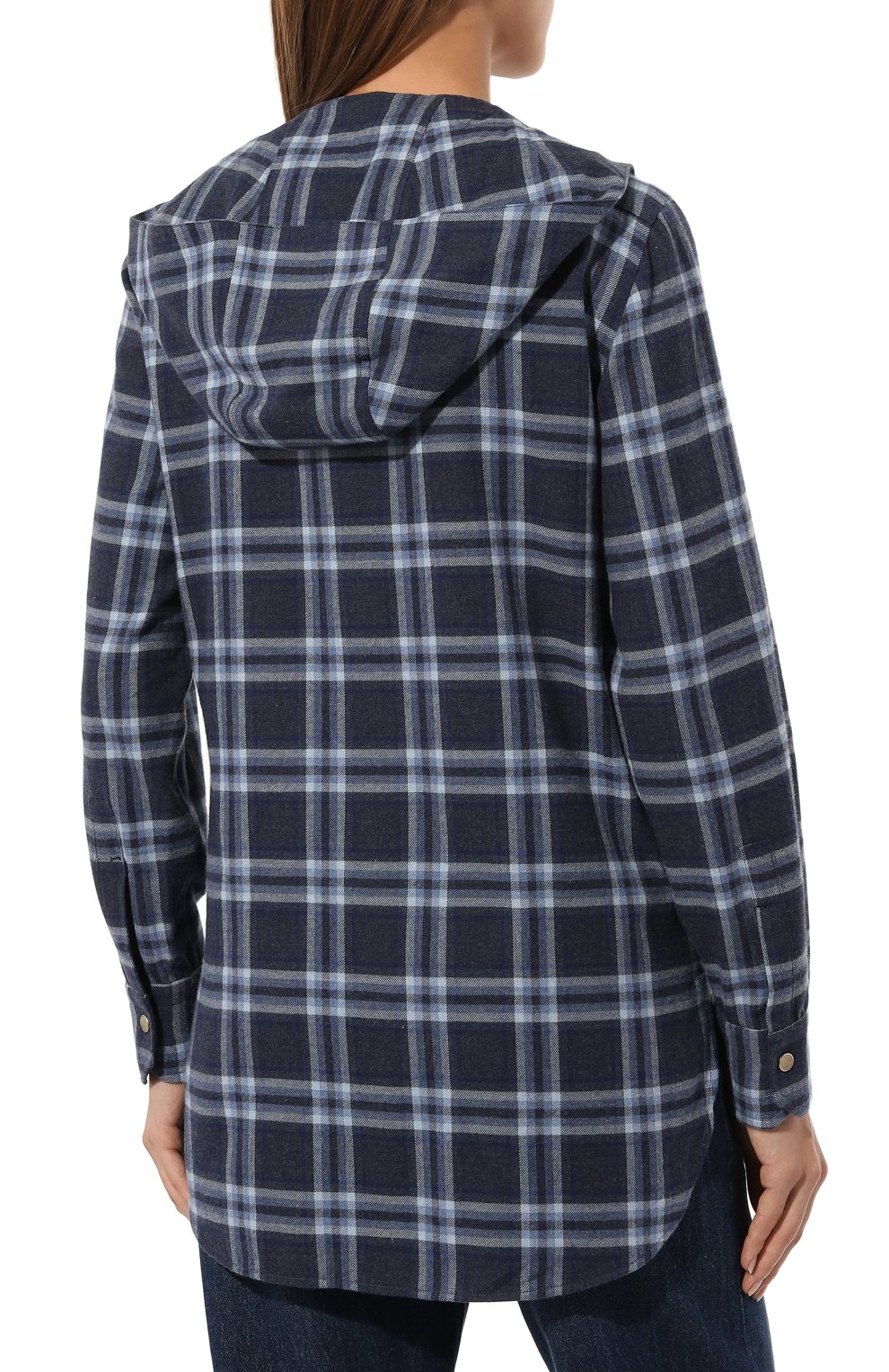 Хлопковая рубашка KITON, арт. D54435H0906601, фото 4