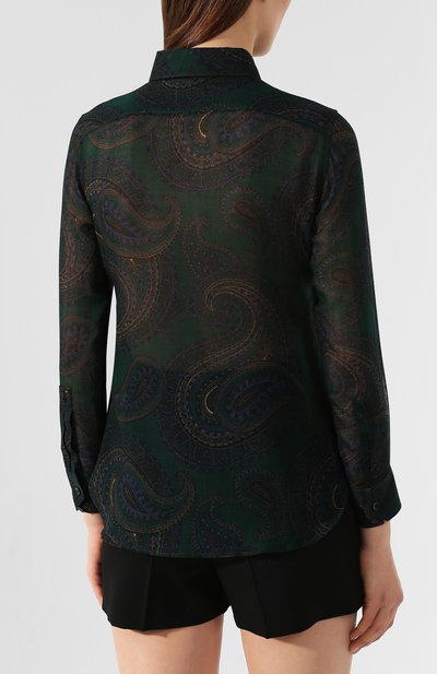 Шерстяная рубашка SAINT LAURENT, арт. 395733/Y7A22, фото 4
