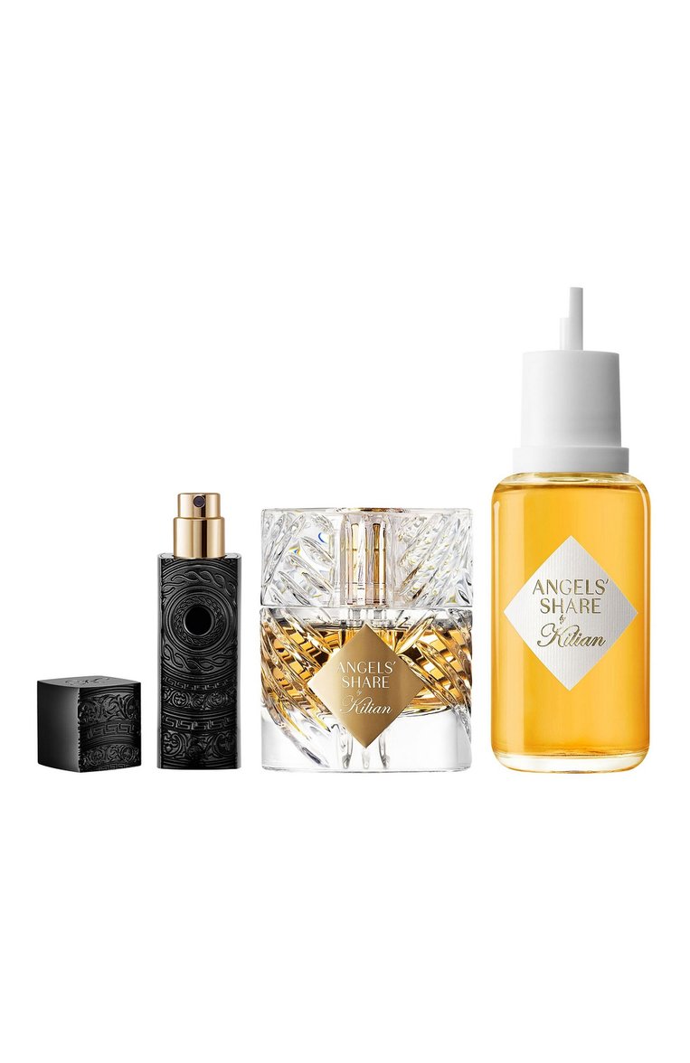 Парфюмерный набор angels' share (50+100+7.5ml) KILIAN PARIS бесцветного цвета, арт. 3700550236955 | Фото 2 (Нос: Не проставлено; Региональные ограничения белый список (Axapta Mercury): Не проставлено; Косметика кросс-кт: Парфюмерия У; Ограничения доставки: flammable)