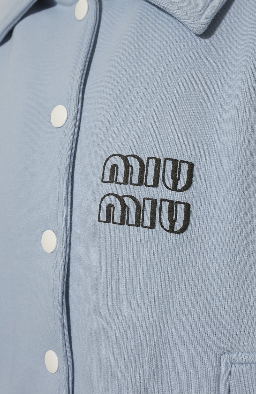 Хлопковый бомбер MIU MIU, арт. MJL780-1IG3-F0076, фото 5