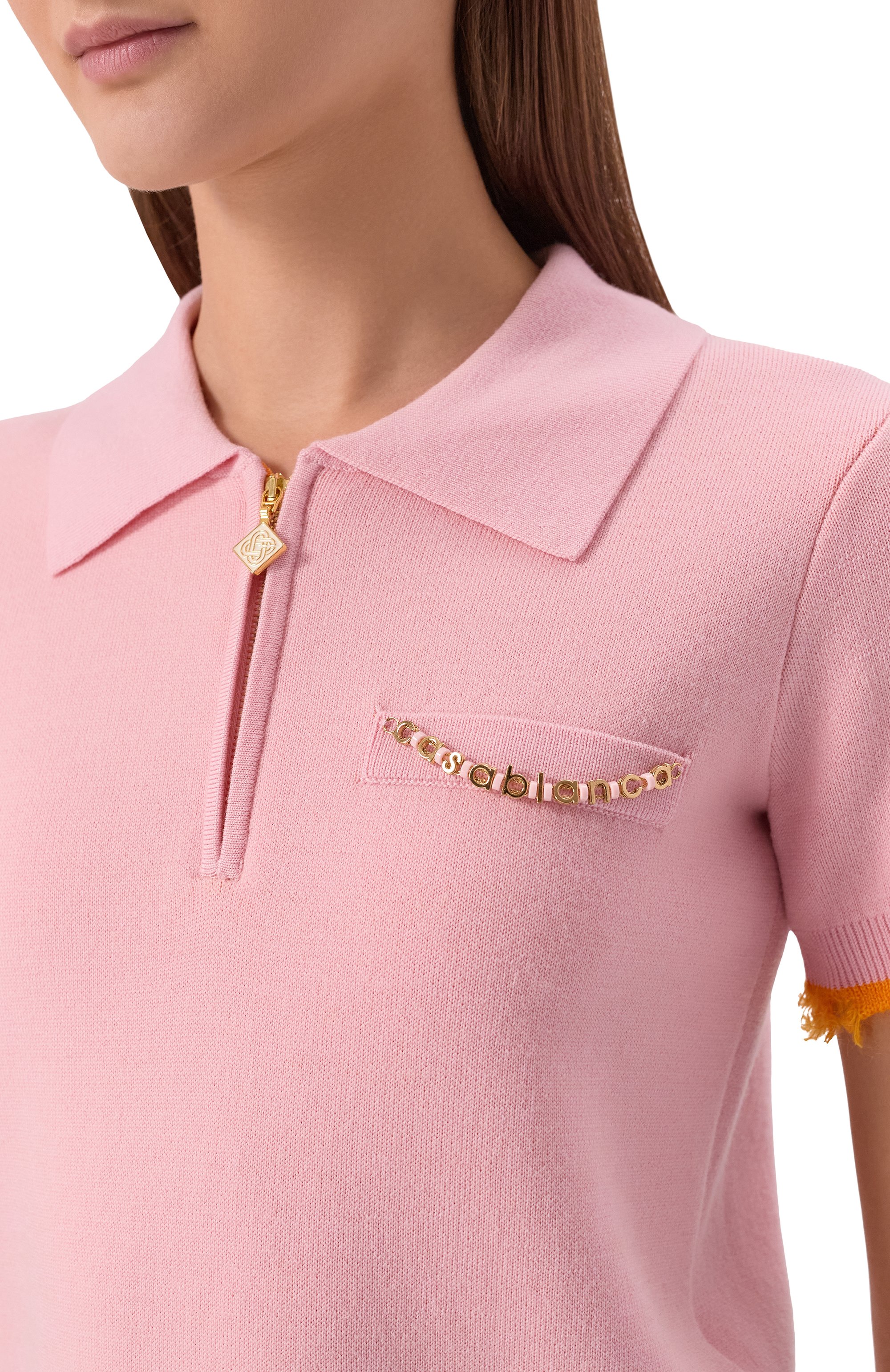 Шерстяное поло CASABLANCA, арт. W-SP26-KW-1225-01, фото 5