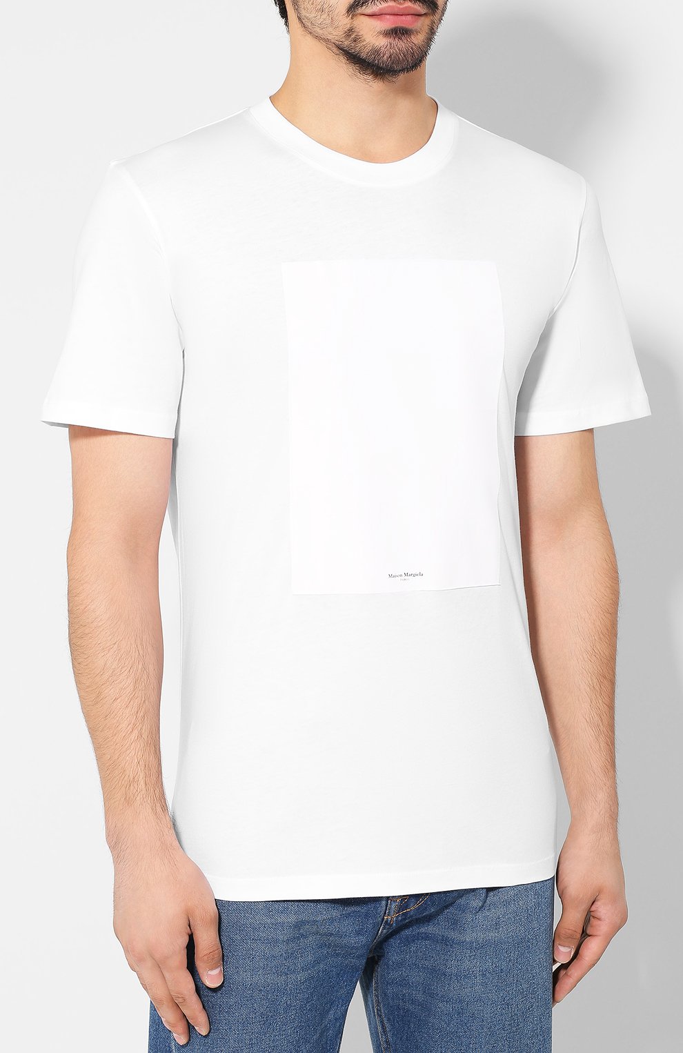 Хлопковая футболка MAISON MARGIELA, арт. S50GC0560/S23182, фото 3