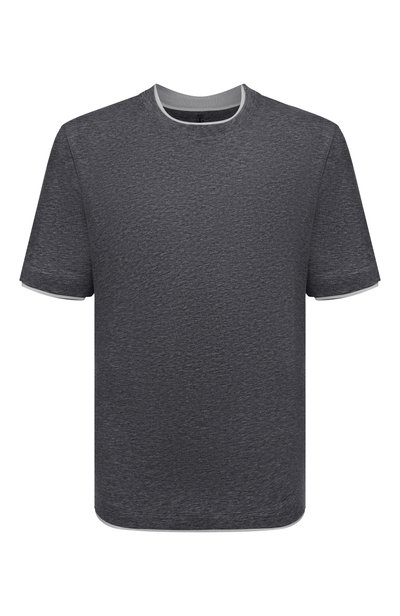 Мужская хлопковая футболка BRUNELLO CUCINELLI, арт. M0B137427