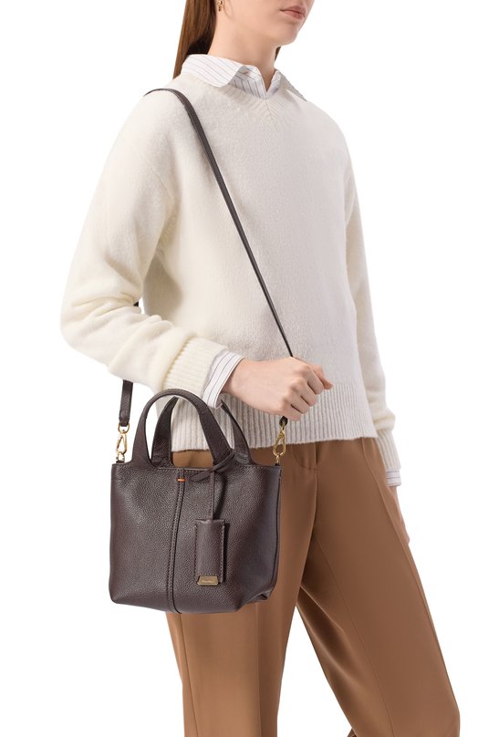 Сумка Chapelier mini Santoni DIBGA2839BA-HWIA Коричневый  DIBGA2839BA-HWIA Фото 2