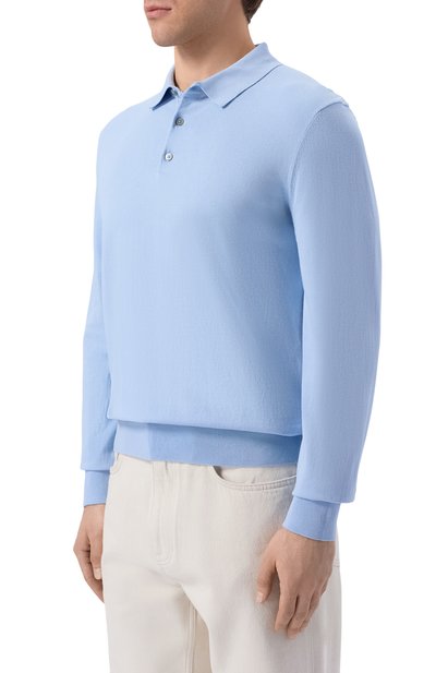 Хлопковое поло BOSS, арт. 50506025, фото 3