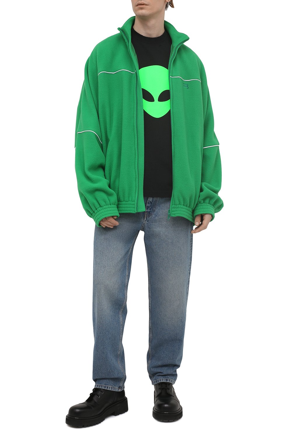 Хлопковая футболка BALENCIAGA, арт. 612966/TJVK7, фото 2