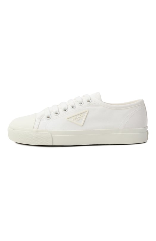 Текстильные кеды Prada 1E958N/3T0B Белый  1E958N/3T0B Фото 4