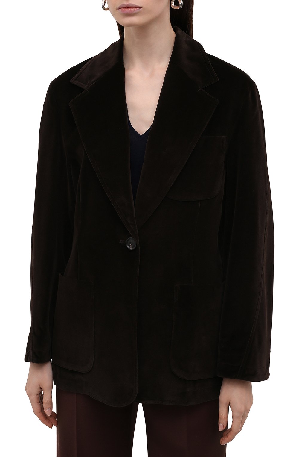 Бархатный жакет LOW CLASSIC, арт. L0W21FW_BZ14DB, фото 3