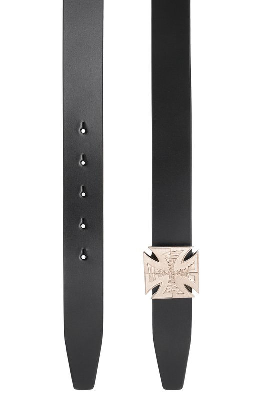 Кожаный ремень VETEMENTS UE76BE312B/2470 LEATHER Чёрный  UE76BE312B/2470 LEATHER Фото 3