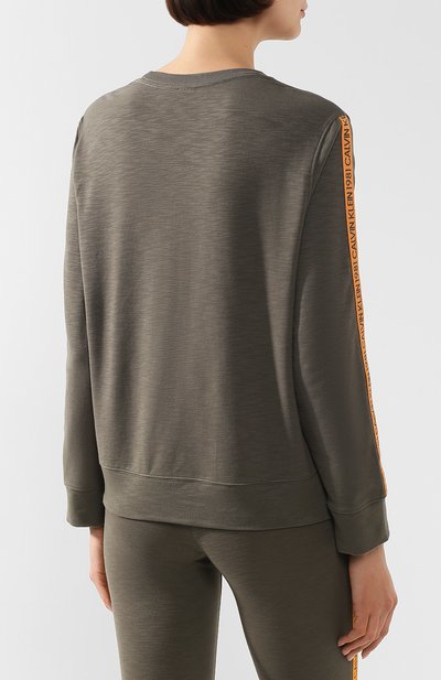 Хлопковый свитшот CALVIN KLEIN, арт. QS6320E, фото 4