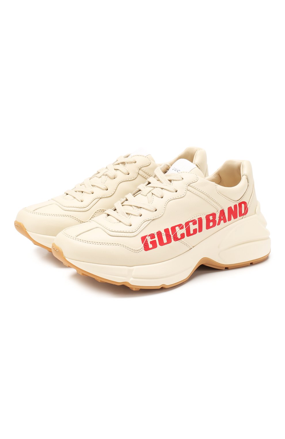 Кожаные кроссовки rhyton GUCCI, арт. 602046/DRW00, фото 1