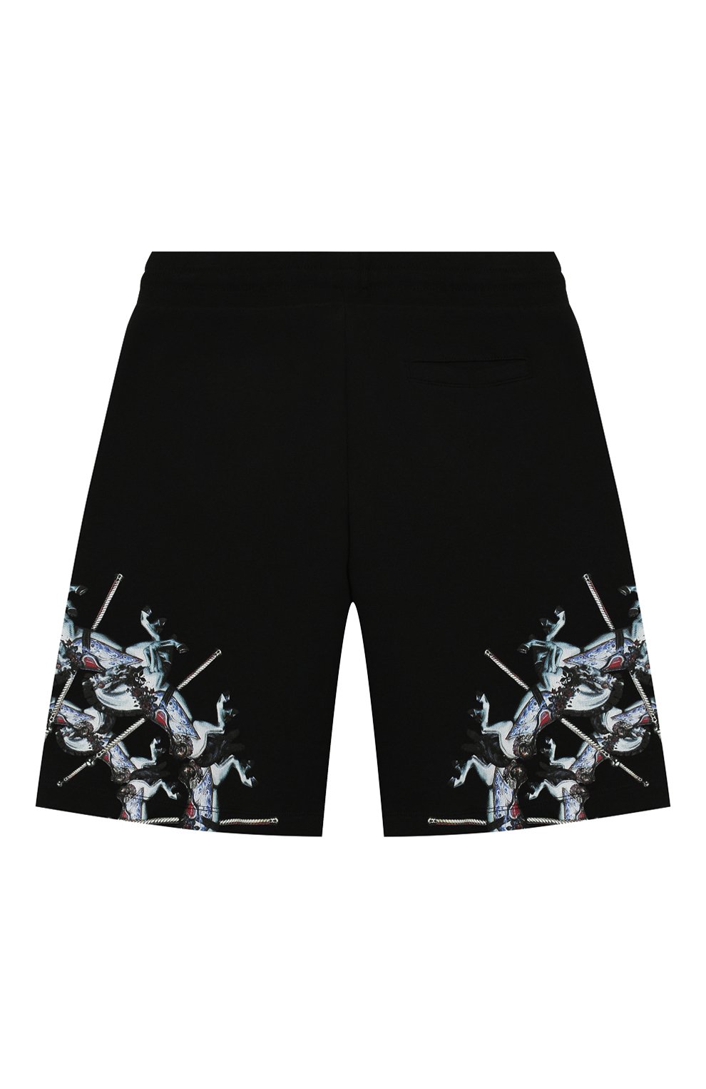 Хлопковые шорты MARCELO BURLON KIDS OF MILAN, арт. 20E/B/MB/3207/0020/8-14Y, фото 2