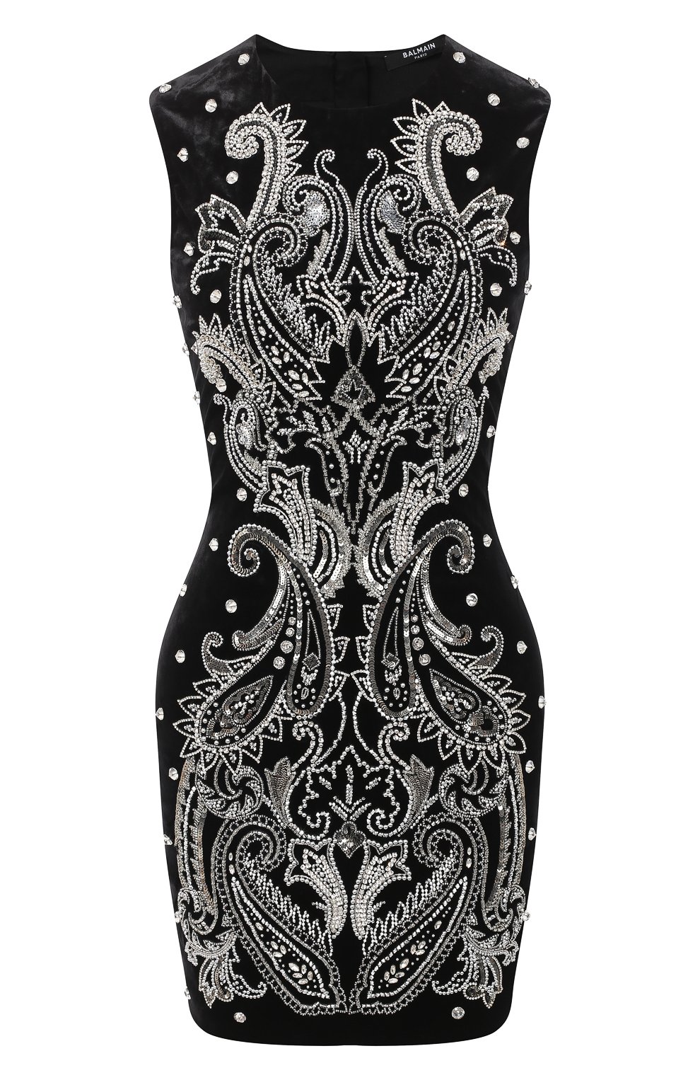 Платье BALMAIN черного цвета по цене 442000 руб., арт. UF16342/P050, фото 1 Платье BALMAIN, арт. UF16342/P050, фото 1