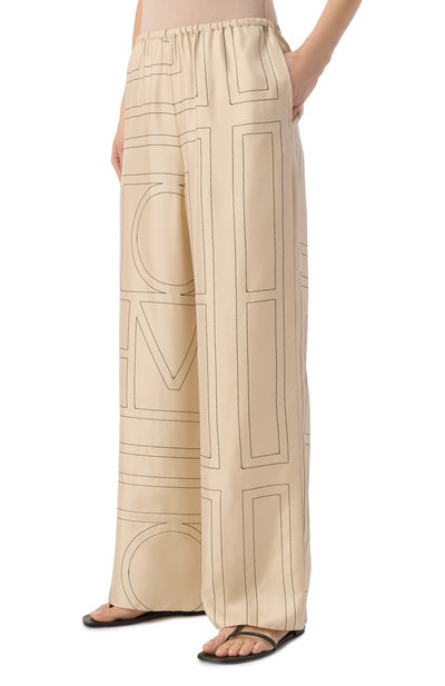 Шелковые брюки TOTEME, арт. 213-255-707, фото 3