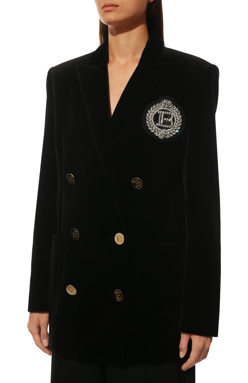 Бархатный жакет BALMAIN, арт. UF17318/C248, фото 3