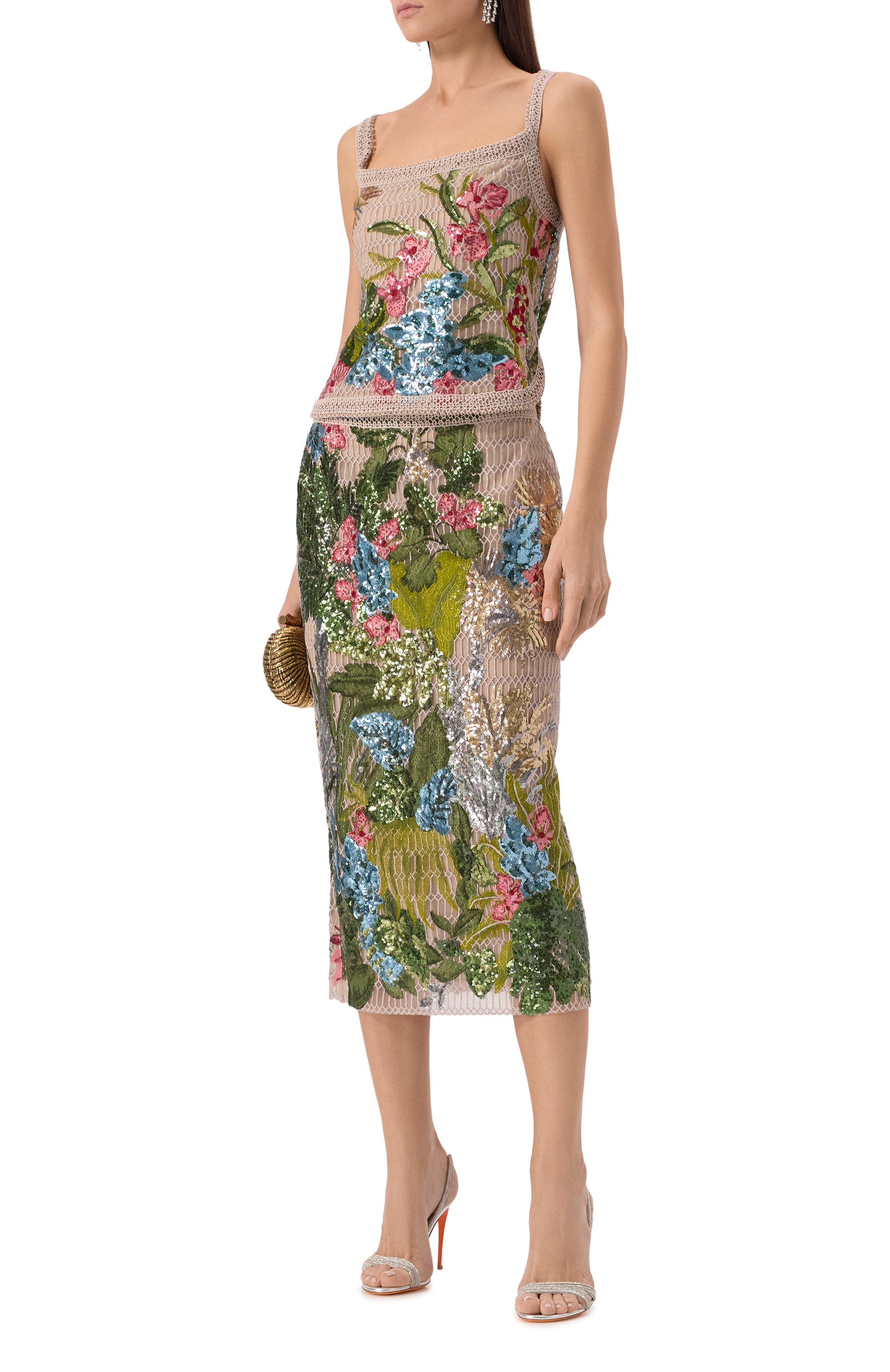 Топ из хлопка и шелка ELIE SAAB, арт. T0184PS25/YA036, фото 2