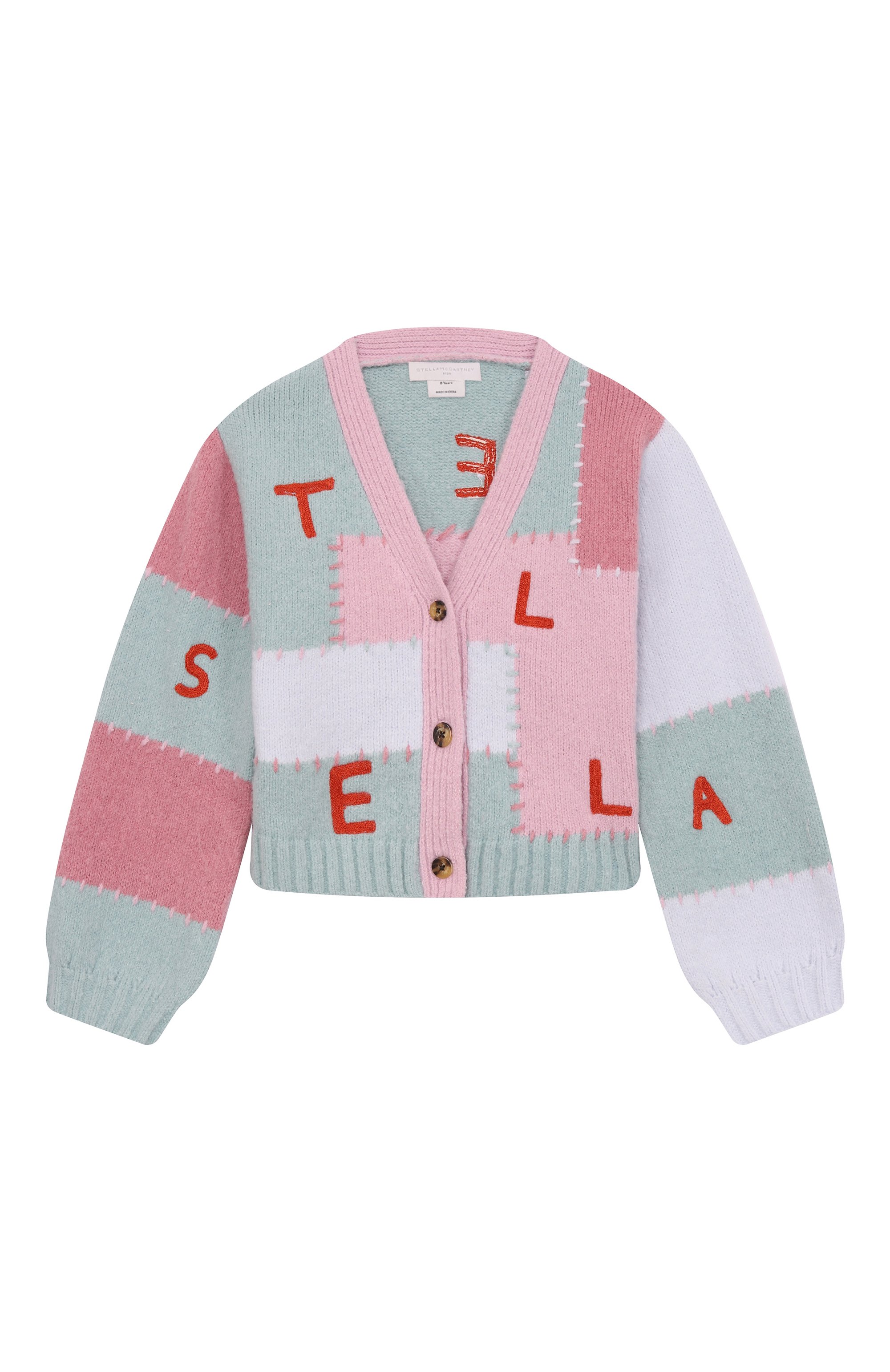 Кардиган STELLA MCCARTNEY разноцветного цвета по цене 27600 руб., арт. TX9A30, фото 1 Кардиган STELLA MCCARTNEY, арт. TX9A30, фото 1