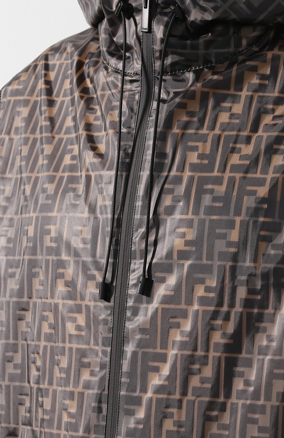 Парка на молнии с капюшоном FENDI, арт. FF0250 A4LH, фото 5