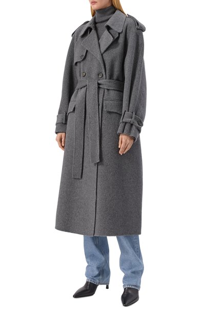 Шерстяной тренч GIUSEPPE DI MORABITO, арт. 05FWC0065 05363, фото 3