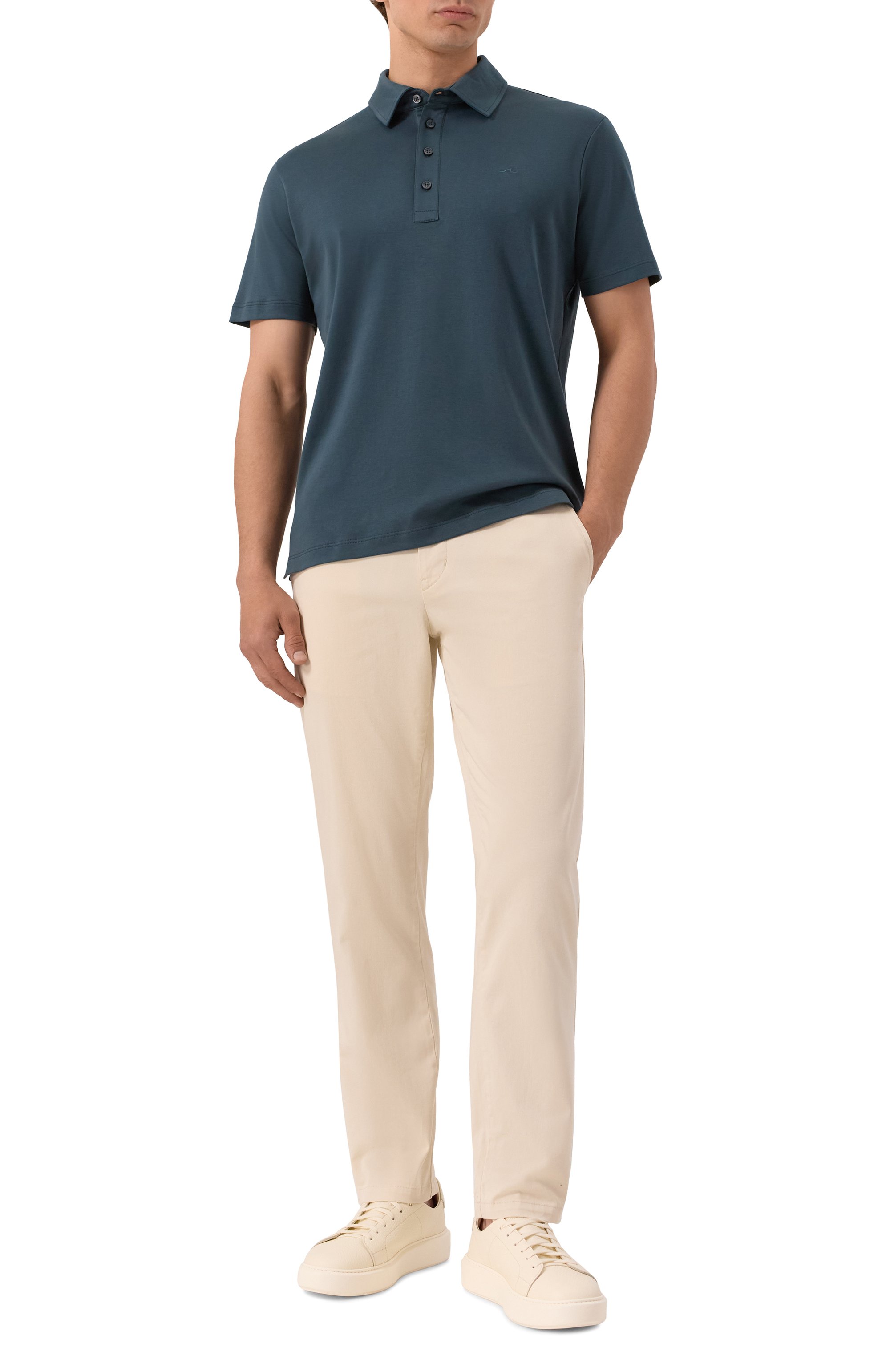 Хлопковое поло PAUL&SHARK, арт. 15311732, фото 2