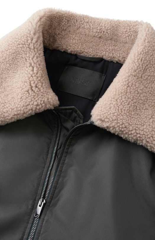 Утепленный бомбер MVST M25.1PM.0004/BIG SIZE/NIPALY ZER0 Хаки  M25.1PM.0004/BIG SIZE/NIPALY ZER0 Фото 5