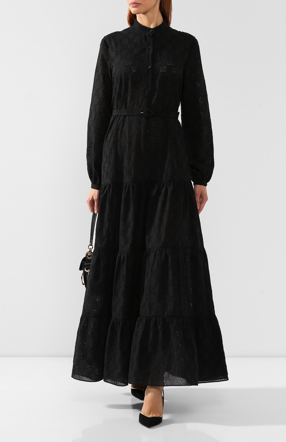 Хлопковое платье GUCCI, арт. 569021/ZABI8, фото 2