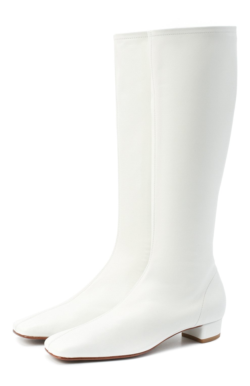 Кожаные сапоги BY FAR, арт. 20PFEDIDWHNAP, фото 1