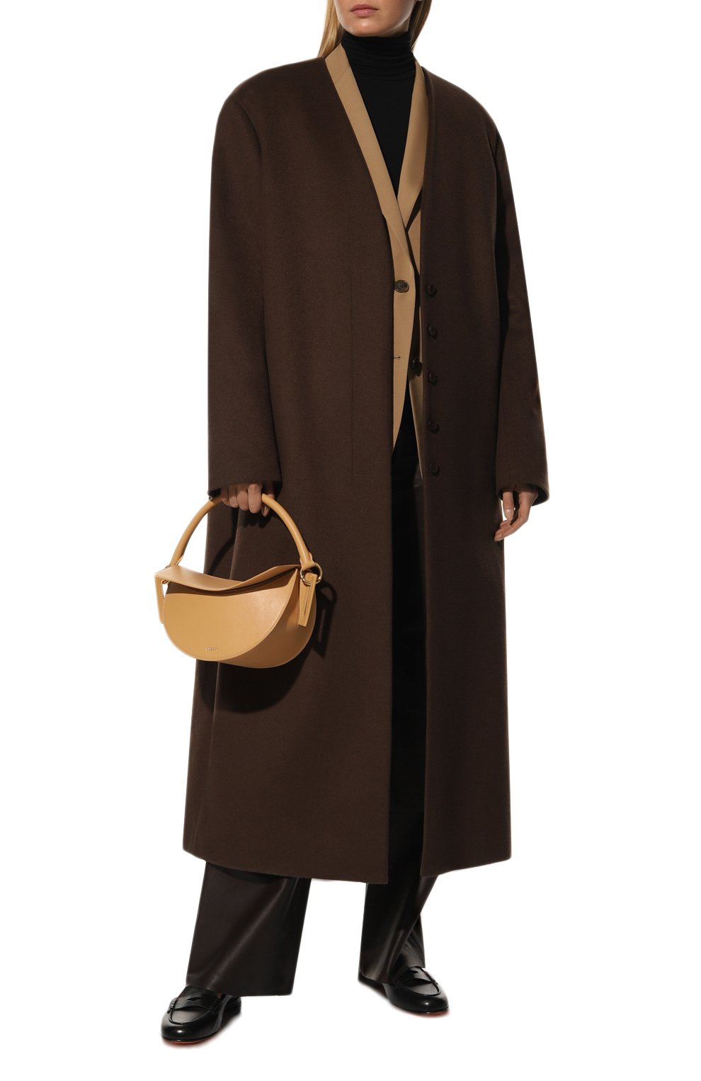 Сумка dip YUZEFI бежевого цвета по цене 79500 руб., арт. YUZAW22-HB-DI-26, фото 7 Сумка dip YUZEFI, арт. YUZAW22-HB-DI-26, фото 7