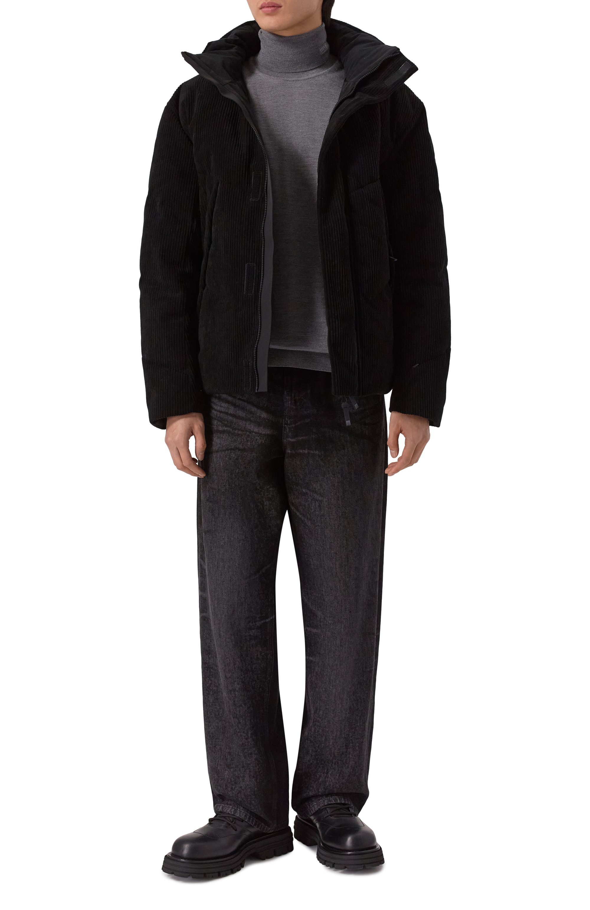 Вельветовый пуховик EA7, арт. 7M000446/AF14636, фото 2