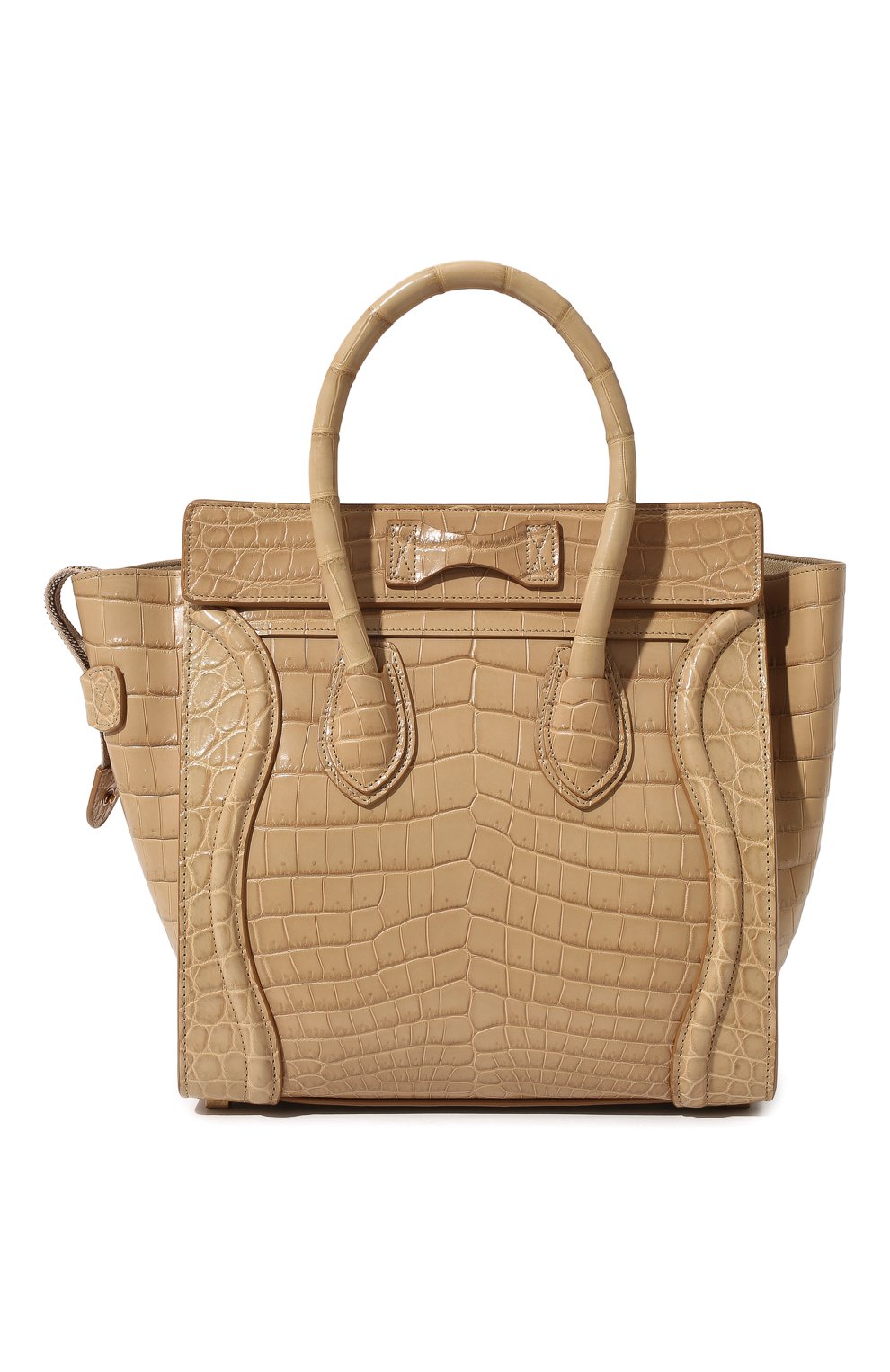 Сумка luggage micro из кожи крокодила CELINE, арт. 167794ACS, фото 6