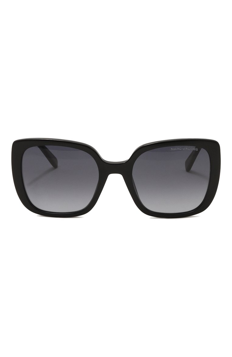 Женские солнцезащитные очки MARC JACOBS (THE) черного цвета, арт. MARC 727 807 | Фото 3 (Нос: Не проставлено; Региональные ограничения белый список (Axapta Mercury): Не проставлено; Материал: Пластик, Металл; Тип очков: С/з; Очки форма: Квадратные)