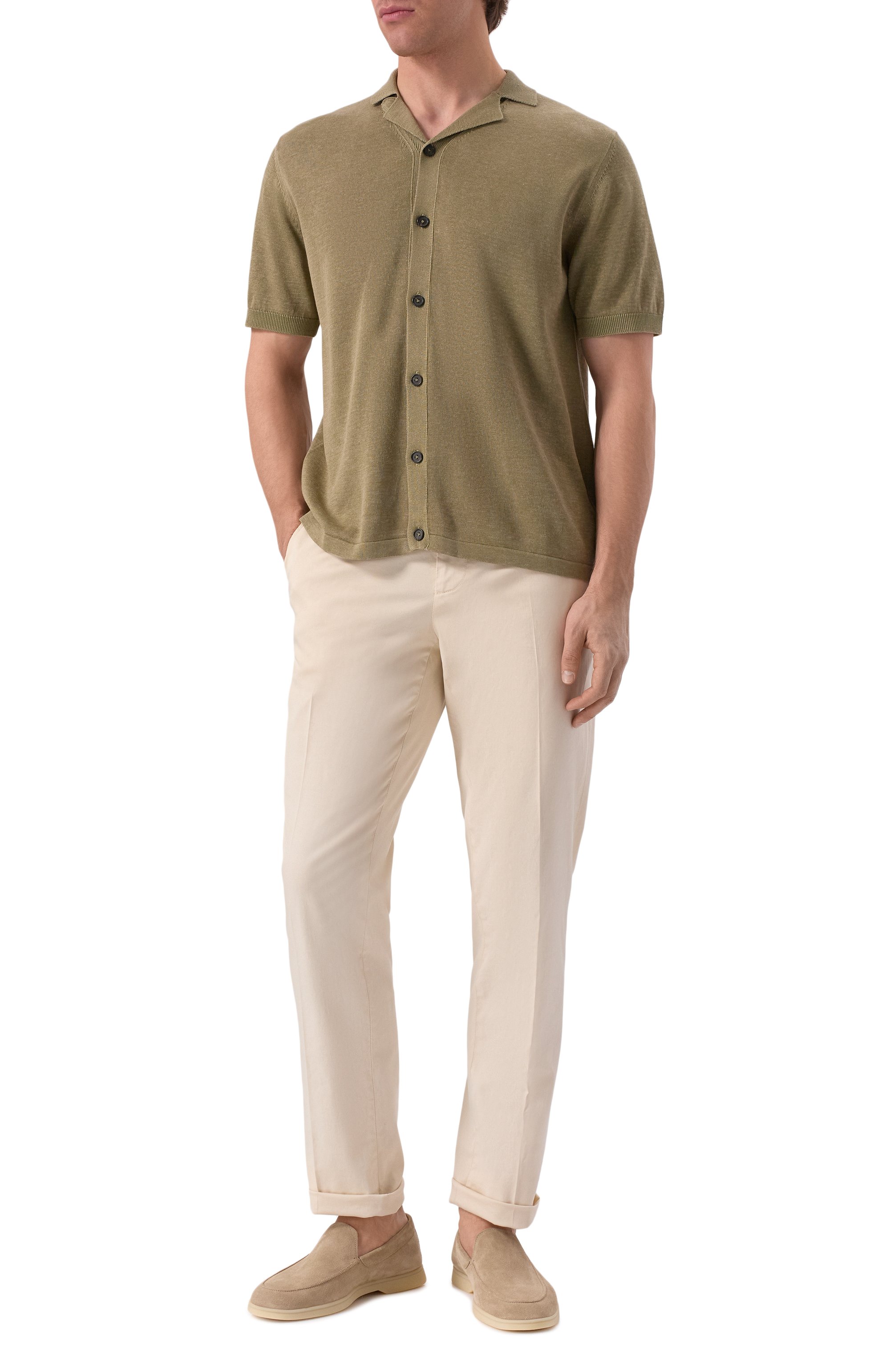 Рубашка из хлопка и льна VAN LAACK, арт. SAMIN/S00307, фото 2