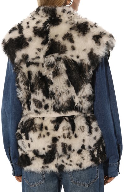 Двусторонний жилет из меха овчины VENERA M., арт. YLKBP, фото 4