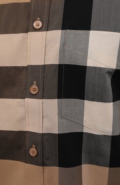 Хлопковая рубашка BURBERRY, арт. 8010213, фото 1