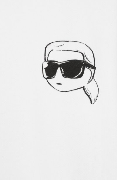 Хлопковый свитшот KARL LAGERFELD KIDS, арт. Z31088, фото 3