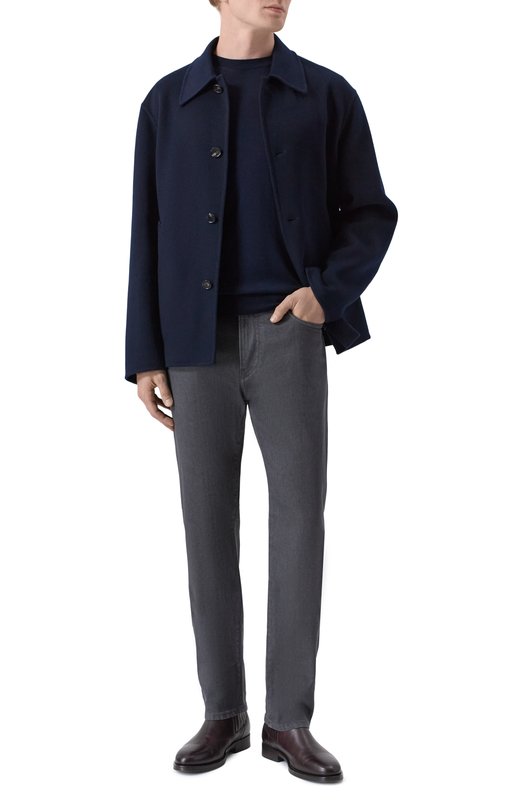 Джинсы Loro Piana FAM5357 Серый  FAM5357 Фото 2