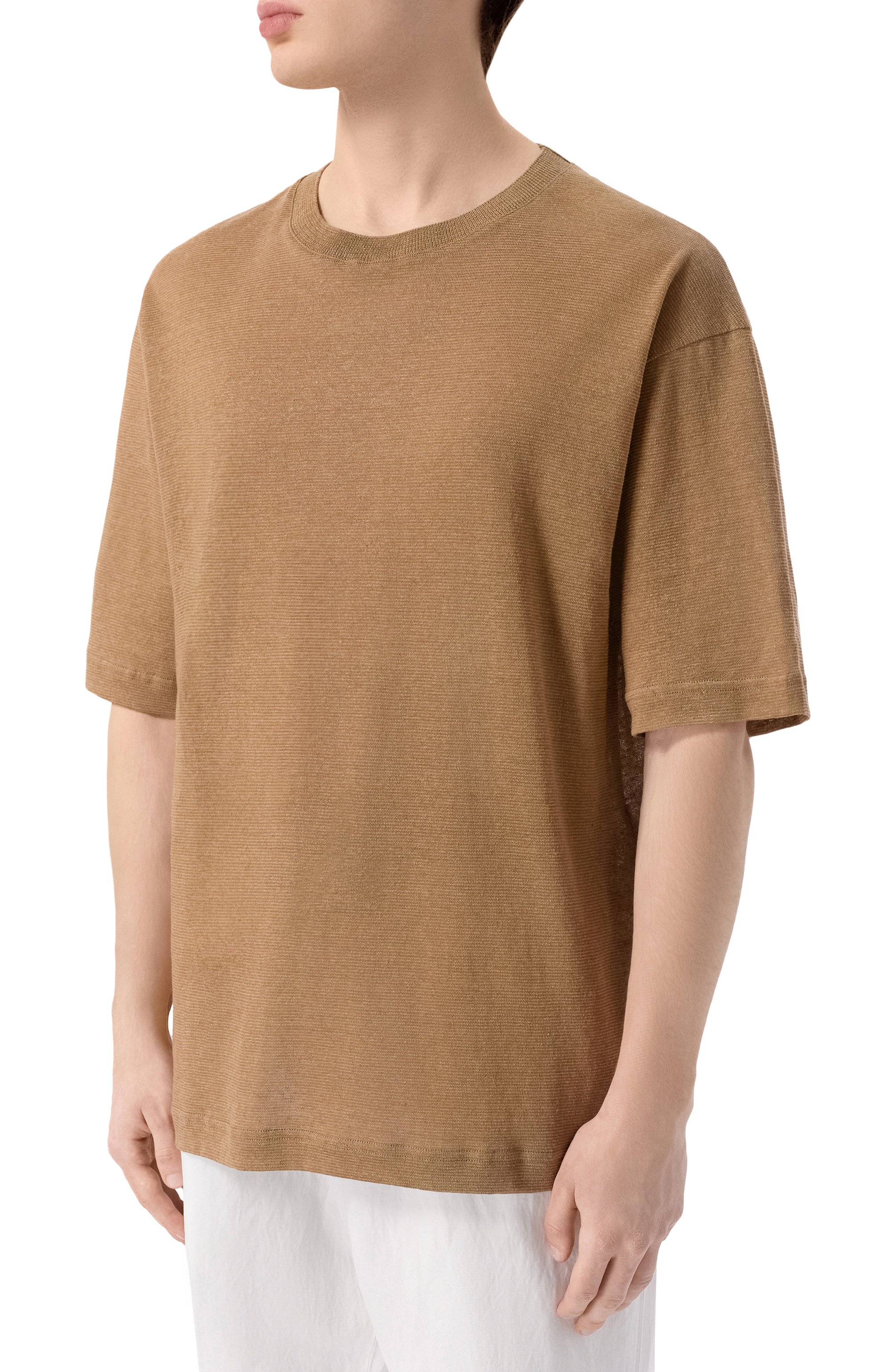 Футболка изо льна и хло пка WHITE SAND, арт. 26SU40/657, фото 3