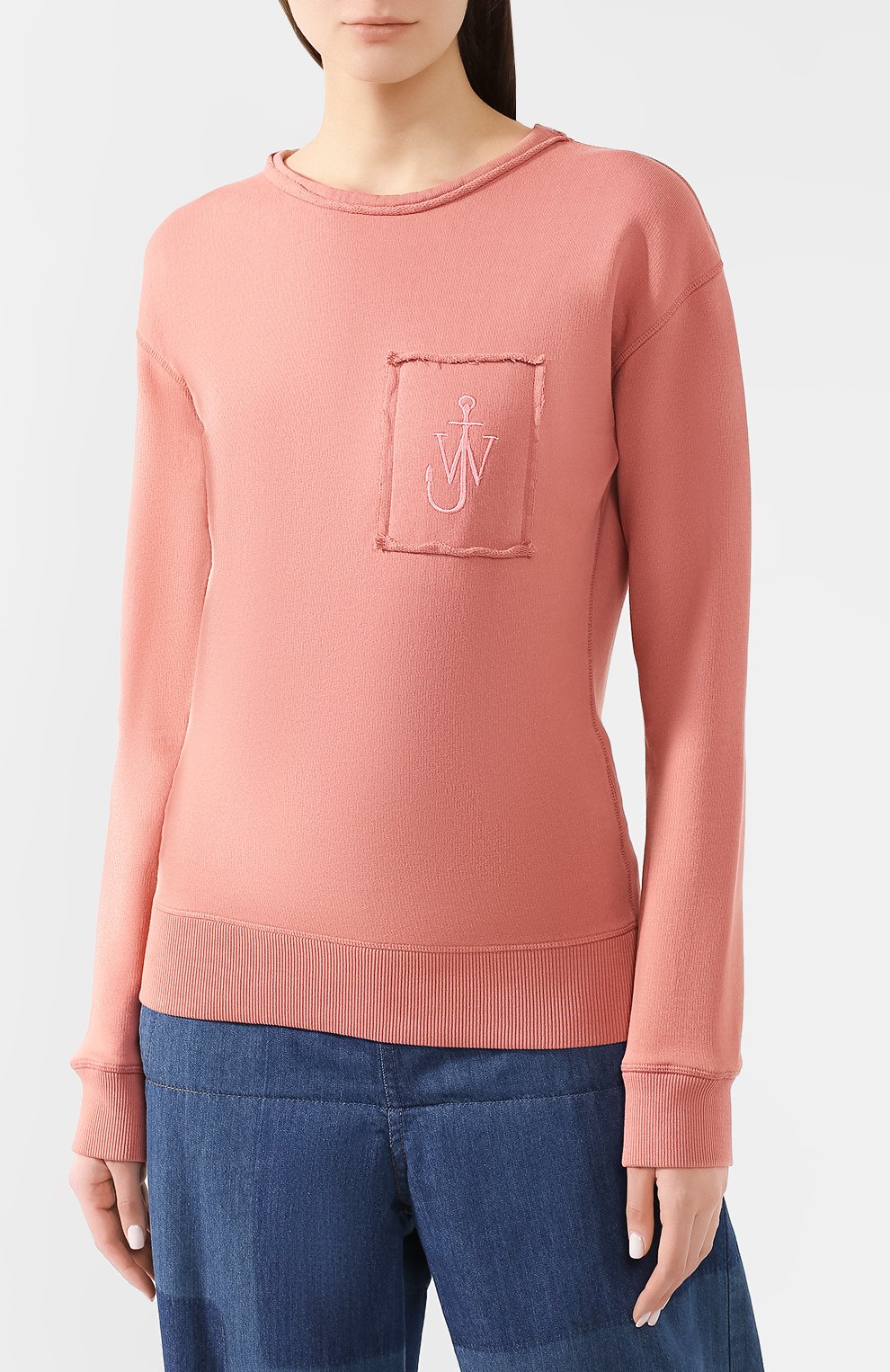 Хлопковый свитшот JW ANDERSON, арт. JE04219A 714/310, фото 3