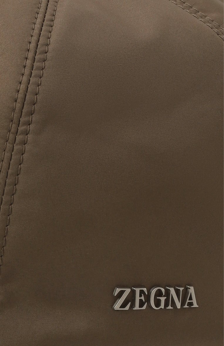 Мужская бейсболка ZEGNA хаки цвета, арт. B8C/Z8I00HA8 | Фото 4 (Нос: Не проставлено; Материал: Синтетический материал, Текстиль)