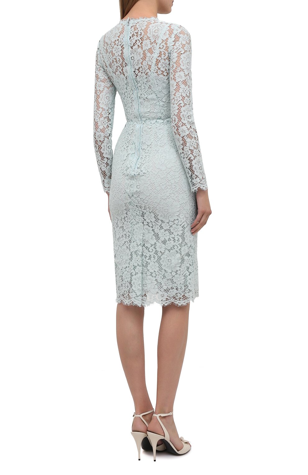 Платье из хлопка и вискозы DOLCE & GABBANA, арт. F6I60T/HLMEA, фото 4